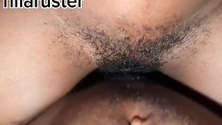 Horny Hairy Pussy Fucked With Big Cock Creampie