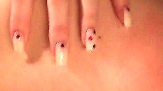 Foot Job with a Facial and Anal Plug