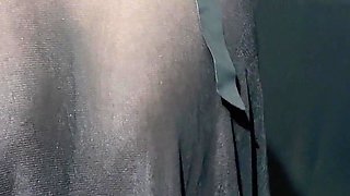 Revathi Telugu Woman in Sexy Baby Doll Chemise Dress Masturabting