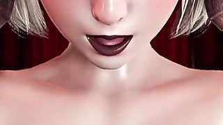 Domiatrix Hentai Animation - Close-up Big Cock Teasing, Glory Hole Sex, and POV Riding with Creampie Ending