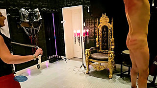 Mistress Luciana Hung up Extreme Single Tail Whipping Part1