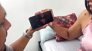 Cheating latina milf fools around with friend when her boyfriend is away