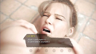 He fucked his step sister  very hard and made her pee.