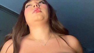 Great Big Boobs On Masturbating Redhead