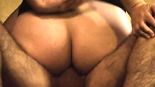 Sex on the Floor with a Busty Young Wife