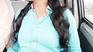 Stepdaughter with Stepmom's Boyfriend in the Car