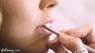 Girlsway Lena Paul has hard and sultry xxx with girlfriend Ivy Lebelle