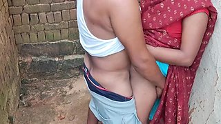 Village Bhabhi Outdoor Hardcore Fuck with Trilokinath - Horny Indian Wife Boobs Sucking and Deep Cock Pleasure