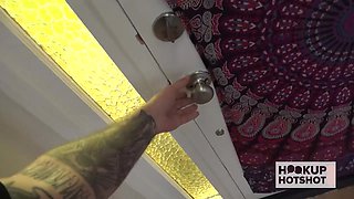 Young Hottie Rides That Rough Dick Like A Pro! With Athena Rayne And Throat Bulge
