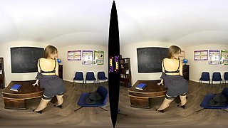 Your Perfect Teacher - Sexy Teacher Striptease In Black Lingerie