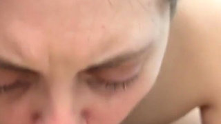 Hot Gagging Deepthroat POV on Bed