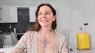Fucking your massage trained GF Ghomestory after blowjob in public