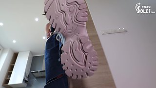 POV Gym Girl Sneakers Domination