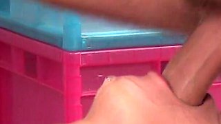 This little cutie gagged a few times till.... Watch this crazy throatfuck