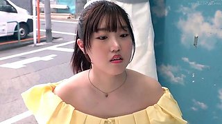 Small titted babe gives awesome blowjob