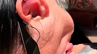 Warning Fantastic blonde big cock blowjob and cumshot