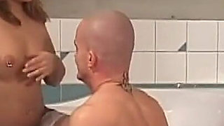 Sexy Blonde Housewife Sucks Husband's Big Cock and Later Gets Fucked Doggy Style