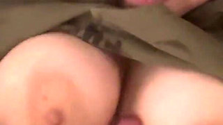 Lazy Homemade Titty Fuck for Our End of the Month Bonus Lol