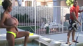 Minka and the Poolboy