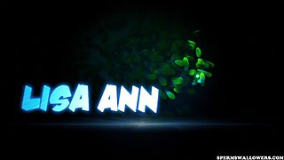 Lisa Ann Drinks A Sperm Cocktail - Exclusive Scene - JulesJordan