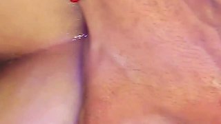 Unfaithful Wife Fucks Her Cuckold Husband's Brother in Doggy Style with Body Oil - Unfaithful Wife BBC