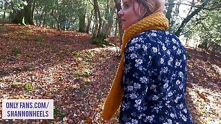 Flashing and Pissing in the Forest - Shannon Heels