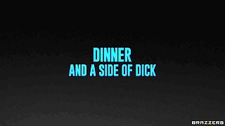 Dinner And A Side Of Dick With Manuel Ferrara, Angela White - Brazzers