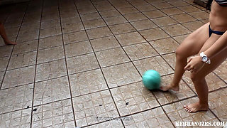 Playing Soccer with Your Testicles
