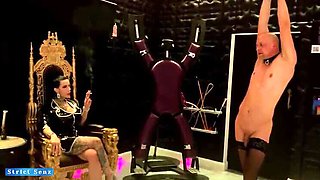 Strict Senz: Miss Alessa Milano Dominates SissyBitch in Hardcore German BDSM Part 1