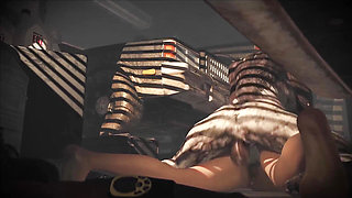 Robaatoo Intense Hardcore Anal Sex: Hot Slut Fucked Doggy Style with Tight Ass Gaping