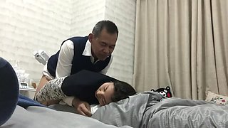 Boss fucked employees at massage outlet