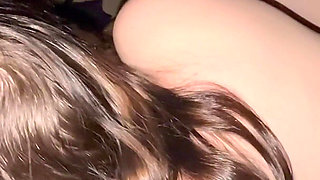 POV Naked Girlfriend Gives Head