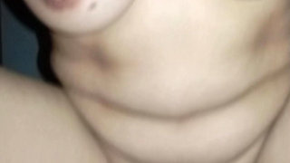 Oh my god, the stepmother is riding the cock of her neighbor's lover.cumming in her pussy twice.