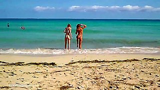 Rocky And Shan Hit The Beach