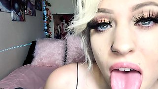 slut his tall blonde fetish flashing ass on live webcam