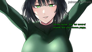 Tatsumaki and Fubuki want to play with their weak prey (Femdom JOI)