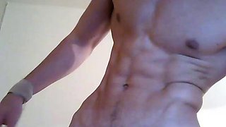 Gorgeous straight Italian boy cums