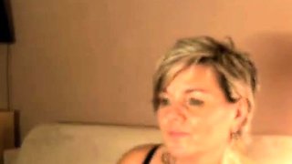 Big-Breasted German Mature Webcam Model with Short Hair
