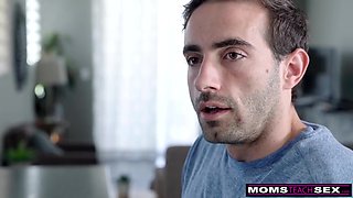 Jerk Off To Get Stepmom Out Of My Head And She Hired Hot Maid 3some
