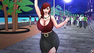 Hot MILF in Heels Gives Blowjob at Club - Joy Stick Cinema