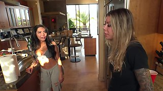 Super hot porn babes having fun at the Brazzers house