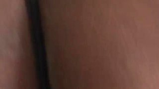Short Hair Ebony Chick Rides and Blows Big Black Cock