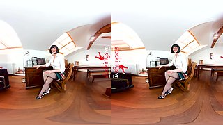 My Fantasy Job - Brunette Milf Solo - Sexlikereal
