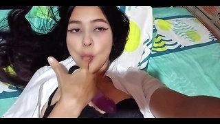 Hot College Girl Masturbating After Class (real Homemade)