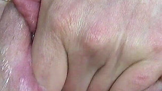 Far Spread and Pumped Pussy Worked with Dildos Glasses and Billiard Ball Part3