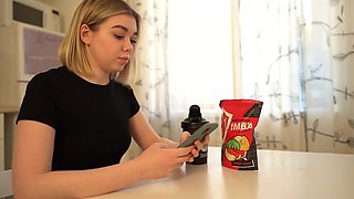 School's Nerd Creampied Depraved Russian Teen’s Tight Pussy