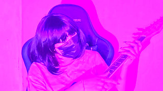 I masturbate with my guitar well slut