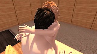 Girlfriend Has Sex in The Kitchen - Hottest 3D anime sex