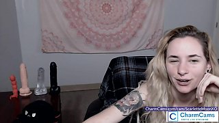 ScarletteMoonXO Bawdy exhibition at CharmCams