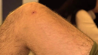 Maid Ask Me for Tips, I Show Her My Cock and She Likes It